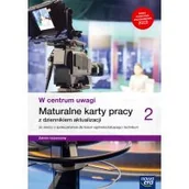 Podręczniki dla liceum - Nowe wiedza o społeczeństwie W centrum uwagi karty pracy maturalne 2 liceum i technikum zakres rozszerzony - miniaturka - grafika 1