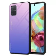 Etui i futerały do telefonów - Pokrowiec Do Samsung Galaxy A71 4G Etui w RÓŻOWO - NIEBIESKI TPU Obudowa Case Cover Plecki Ochronny Cadorabo - miniaturka - grafika 1