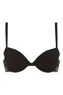 Biustonosze - Emporio Armani biustonosz push up, czarny, 85B - miniaturka - grafika 1