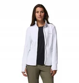 Bluzy damskie - Polar damski Columbia Roffe Ridge Full Zip Fleece - WHITE L - miniaturka - grafika 1