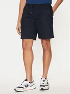 Spodenki męskie - U.S. Polo Assn. Szorty materiałowe MUP3552 Granatowy Regular Fit - miniaturka - grafika 1