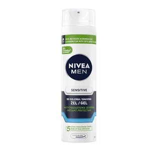 Nivea For Men: żel do golenia sensitive 200ml - Kosmetyki do golenia - miniaturka - grafika 3
