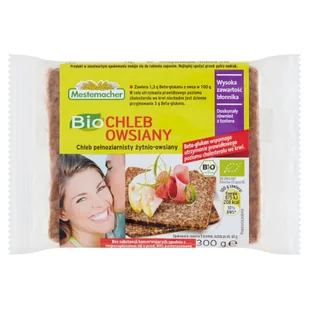 BENUS Chleb Bio pełnoziarnisty owsiany 350g Benus - Pieczywo chrupkie - miniaturka - grafika 1