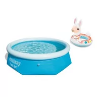 Baseny ogrodowe - Basen rozporowy Ø244 x 66 cm z kołem do pływania Bestway - miniaturka - grafika 1