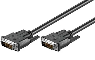 Microconnect MONCC05 kabel DVI 0,5 m DVI-D Czarny MONCC05 - Kable komputerowe i do monitorów - miniaturka - grafika 1