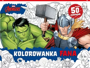 Olesiejuk Kolorowanka fana. Marvel Avengers LIT-41794 - Powieści i opowiadania - miniaturka - grafika 1