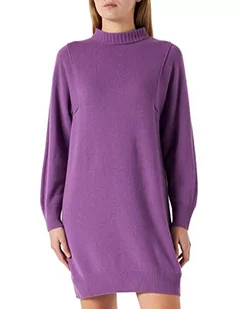 Sisley Damska sukienka 1244L200T, fioletowa 1Y1, M - Sukienki - miniaturka - grafika 1
