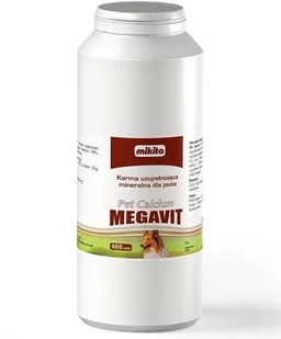 Mikita Pet Calcium Megavit preparat witaminowo mineralny dla psów 400tab - Suplementy i witaminy dla psów - miniaturka - grafika 1