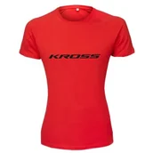 Koszulki rowerowe - Koszulka rowerowa KROSS Doe ( S) Czerwony - miniaturka - grafika 1