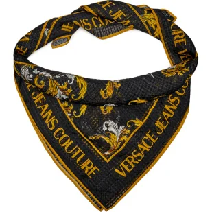 Versace Jeans Couture Jedwabna chusta - Apaszki i szaliki damskie - miniaturka - grafika 1