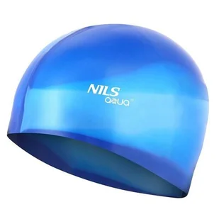 AQUA NILS Czepek NILS MF11 Niebieski - Pływanie - miniaturka - grafika 1
