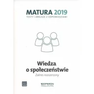 Materiały pomocnicze dla uczniów - Walendziak Iwona, Freier-Pniok Barbara Wiedza o społeczeństwie Matura 2019 Testy i arkusze Zakres rozszerzony - miniaturka - grafika 1