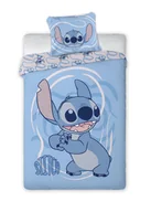 Pościel dla dzieci - Pościel bawełniana 160x200 Lilo i Stitch 002 niebieska - miniaturka - grafika 1