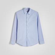 Koszule męskie - Reserved - Koszula slim fit - Niebieski - miniaturka - grafika 1