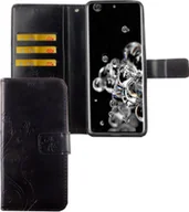 Etui i futerały do telefonów - Samsung Galaxy S20 Ultra etui na telefon komórkowy etui ochronne etui z klapką etui na kartę czarny - miniaturka - grafika 1