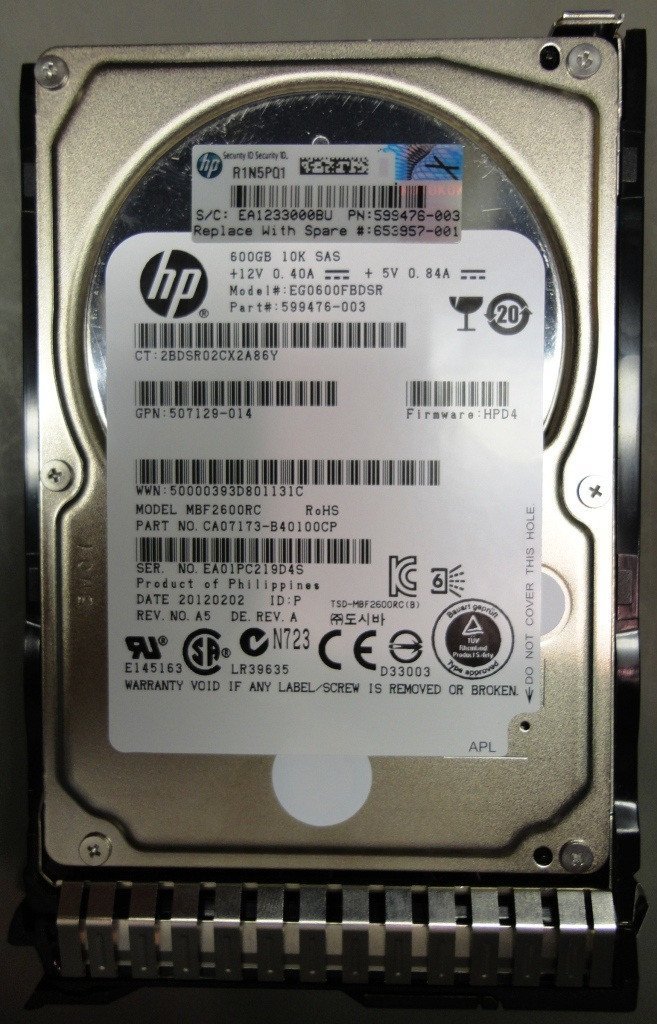 HP 600GB hot-plug dual-port SAS HDD dysk twardy 10000 RPM 2.5