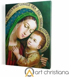 Matka Boża Dobrej Rady - obraz religijny na płótnie canvas - Ikony i obrazy sakralne - miniaturka - grafika 1