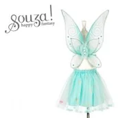 Zabawy w naśladowanie dorosłych - Kostium spódniczka i skrzydła elf wróżka Angelina 3-5 lat - miniaturka - grafika 1