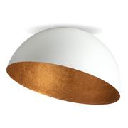 Lampy sufitowe - Sigma Sfera 32459 plafon lampa sufitowa 1x60W E27 biały/miedziany - miniaturka - grafika 1