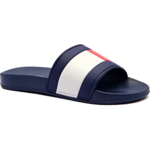 Tommy Hilfiger Klapki - Buty dla chłopców - miniaturka - grafika 1