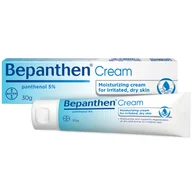 Balsamy i kremy do ciała - Bepanthen Cream, specjalistyczny krem na suchą i skłonną do podrażnień skórę, od 3 lat, 30 g - miniaturka - grafika 1