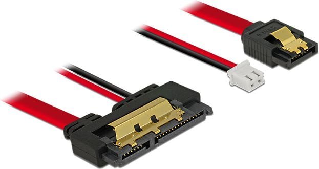 Delock 2 pin - 2 pin, 0.2m, Wielokolorowy 85240