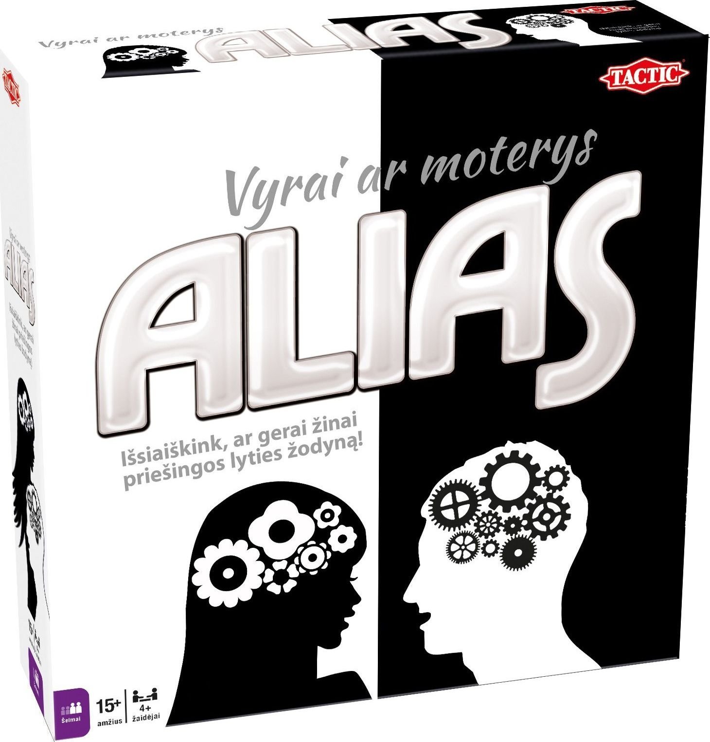 Tactic Stalo žaidimas Alias: vyrai ar moterys? LT