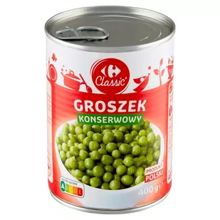 Carrefour Classic Groszek konserwowy 400 g - Warzywa w marynacie - miniaturka - grafika 1