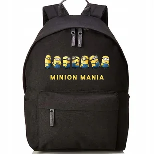 Plecak Szkolny Czarny Do Szkoły MINION MANIA Na Wycieczkę Filmy Bajki Wzory - Torebki damskie - miniaturka - grafika 1