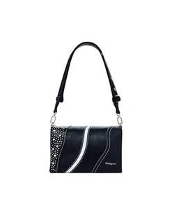 Desigual, BAG_PUNKETTE DORTMUND FLA Women's, Czarny (Black) - Torebki damskie - miniaturka - grafika 1