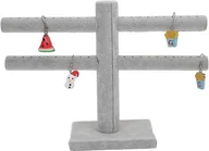 Biżuteria - akcesoria - Organizer na kolczyki, zdejmowany stojak na biżuterię, 2 poziomy - miniaturka - grafika 1