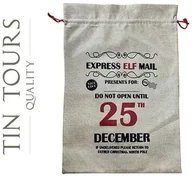 Opakowania i torebki na prezenty - WOREK PREZENTOWY 25TH DECEMBER 60X40 cm - miniaturka - grafika 1