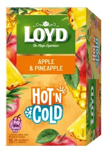 Herbata owocowa LOYD Hot&Cold - Jabłko i ananas 15x 2g - Herbata - miniaturka - grafika 1