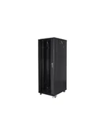 Szafy rack - Lanberg szafa instalacyjna stojąca 19'' 47U  800 x 800mm czarna - miniaturka - grafika 1