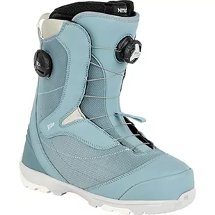 Nitro Damski męski Cypress Boa Dual '23 All Mountain Freestyle system szybkiego sznurowania Boot Snowboardboot, Blue-Grey, MP 23,5 // EU 36 2/3 // US 6 - Buty snowboardowe - miniaturka - grafika 1