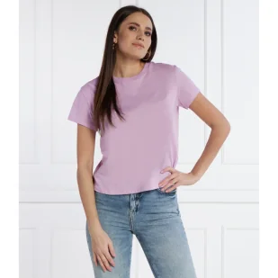 Patrizia Pepe T-shirt | Regular Fit - Koszulki i topy damskie - miniaturka - grafika 1