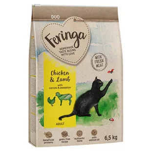 Feringa Adult Duo, kurczak z jagnięciną - 6,5 kg - Sucha karma dla kotów - miniaturka - grafika 1