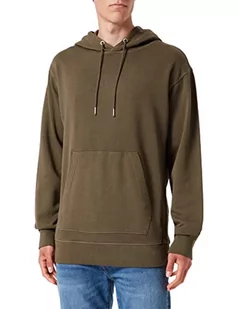 BOSS Męska bluza z kapturem Wefadehoody, Dark Green308, L - Bluzy męskie - miniaturka - grafika 1