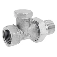 Zawory i kraniki - Zawór grzejnikowy odcinający prosty 1/2" - miniaturka - grafika 1