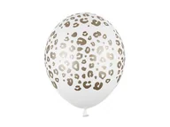 Balony i akcesoria - PartyDeco Balony 30 cm, Cętki, Pastel Pure White (1 op. / 50 szt.) SB14P-301-008 [15348211] - miniaturka - grafika 1