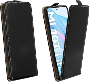 cofi1453® Etui z klapką kompatybilne z XIAOMI MI 10T LITE Etui na telefon komórkowy składane pionowo z klapką w kolorze czarnym - Etui i futerały do telefonów - miniaturka - grafika 1