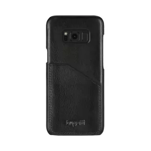 Bugatti Londra Snap Case skórzane etui na tył Samsung Galaxy S8 CZARNY NA TYŁ SKÓRA NATURALNA 31752 - Etui i futerały do telefonów - miniaturka - grafika 1