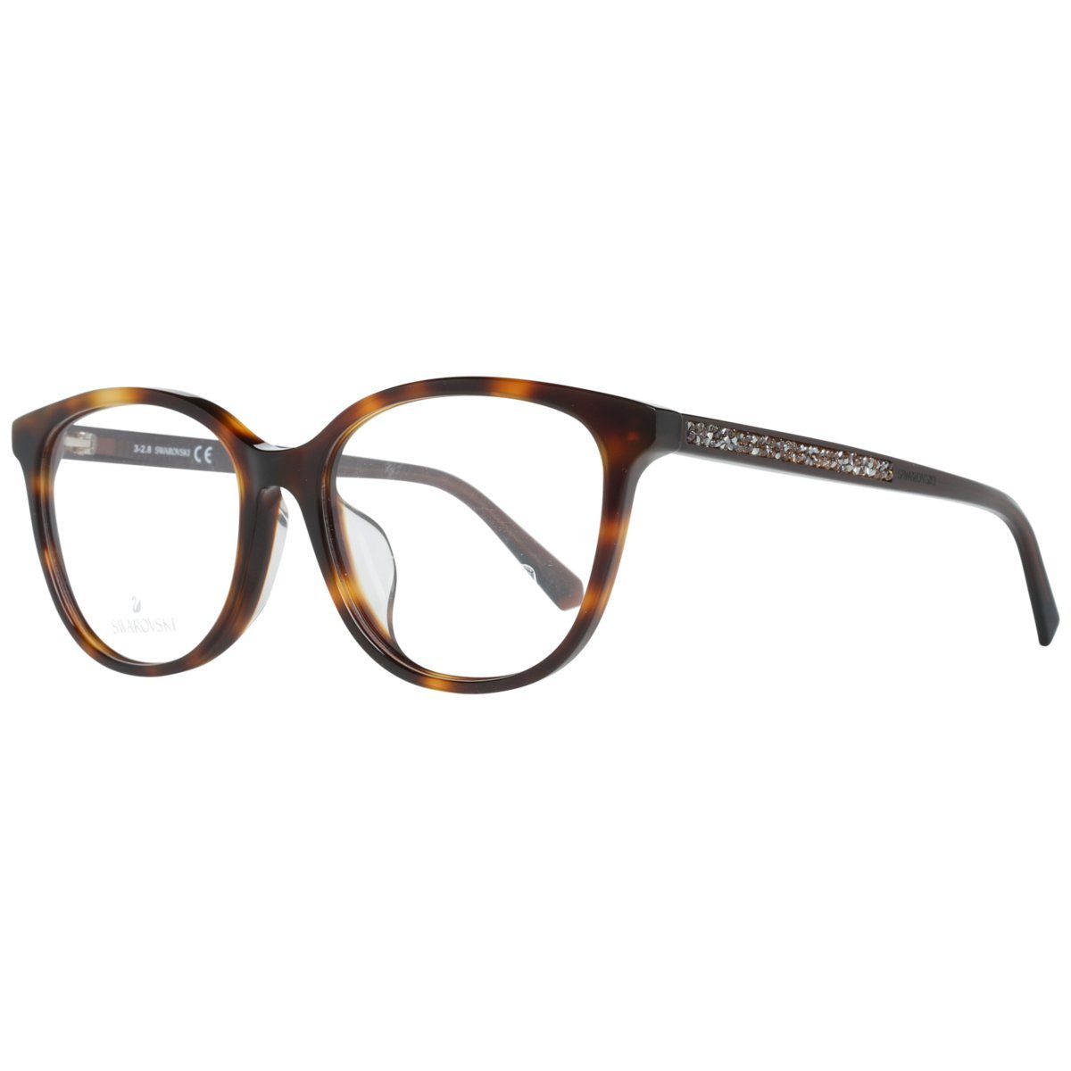 Okulary oprawki damskie Swarovski SK5264-F Brązowe