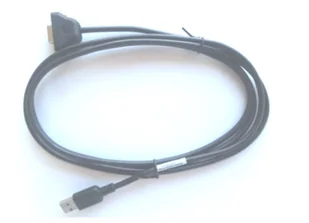 Zebra CBL-58926-04 kabel równoległy Czarny 1,8 m USB Typu-A DB-9 - Kable komputerowe i do monitorów - miniaturka - grafika 1