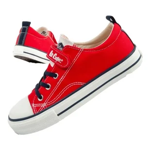 Buty Lee Cooper trampki LCW-25-02-3275K czerwone - Buty dla dziewczynek - miniaturka - grafika 1