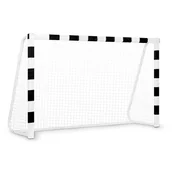 Zabawki i gry sportowe - Bramka do piłki nożnej, Neo-Sport, 300x160x90 cm, czarno-biała - miniaturka - grafika 1