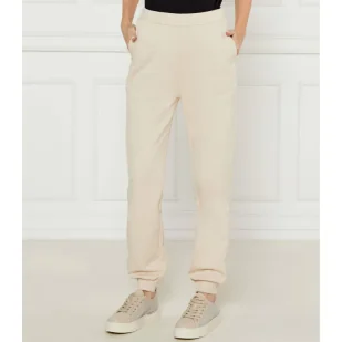 Calvin Klein Jeans Spodnie dresowe Regular Fit - Dresy damskie - miniaturka - grafika 1