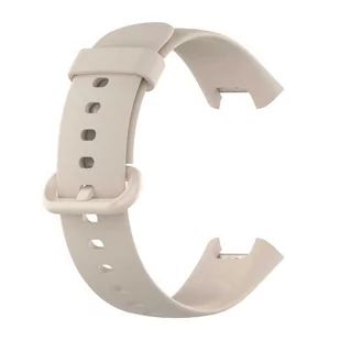 SILIKONOWY PASEK ZAMIENNIK BEST ACCESSORIES DO XIAOMI MI WATCH LITE BEŻOWY - Akcesoria do smartwatchy - miniaturka - grafika 1