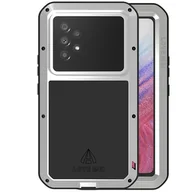 Etui i futerały do telefonów - Love Mei Etui Pancerne + szkło Galaxy A53 5G, srebrne 6932809617247 - miniaturka - grafika 1