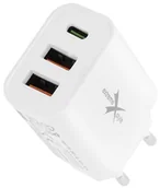Ładowarki do telefonów - Ładowarka sieciowa USB Typ-C + 2 USB PD 48W - miniaturka - grafika 1